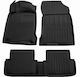 Umbrella Set of Front and Rear Mats 4pcs for Renault Laguna 2007-2015 Black