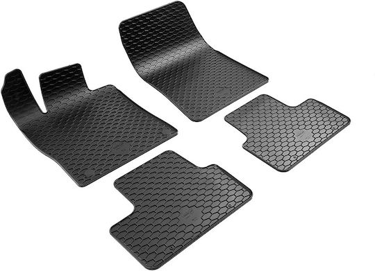 Umbrella Set Covorașe Față și Spate 4buc din Furtun pentru Peugeot 308 Opel Astra Citroen DS4 Negre