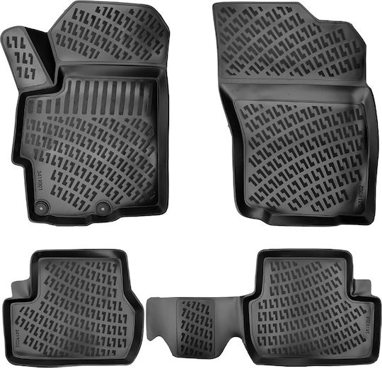 Umbrella Set Covorașe Față și Spate 4buc din Furtun pentru Mitsubishi Magazin online 2007-2017 Negre