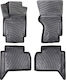 Umbrella Σετ Μπροστινά και Πίσω Πατάκια 4τμχ για Volkswagen Amarok 2010+ Μαύρα