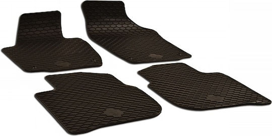 Umbrella Set Față și Spate Covoare Auto 4 Bucăți pentru Seat Toledo Skoda Rapid 2012-2019 Negre