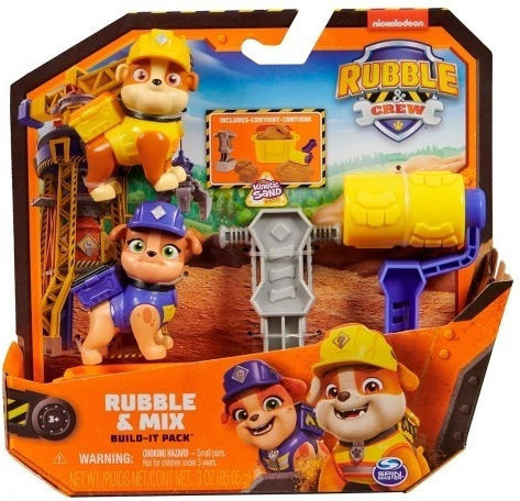 Paw Patrol Rubble's Team Set 2 Figuren Rubble Mix
