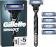 Gillette Mach3 mit & Gleitstreifen 5Stück