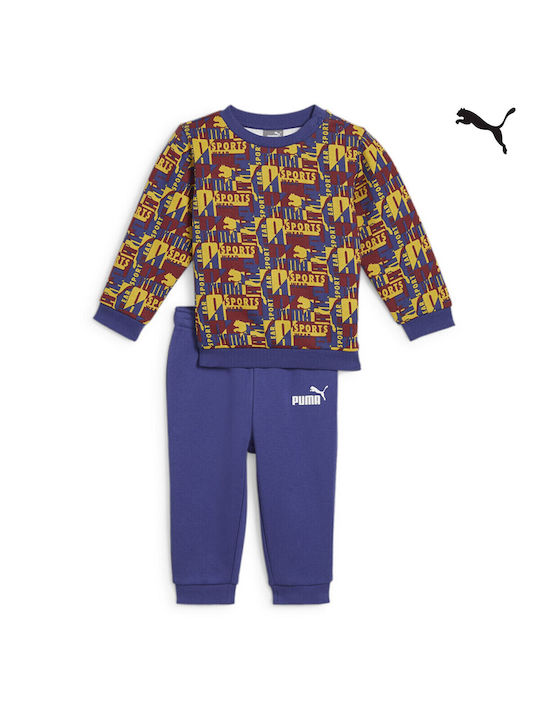 Puma Kids Sweatpants Set Colorful