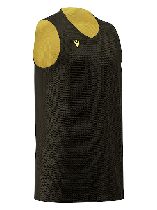 Idaho Double-Sided Basketball Game Jersey Black Yellow