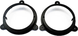 Inele Adaptoare Difuzoare Auto Cod 20.550 Renault Zoe 2012-2023 Față Spate 165mm