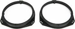 Lautsprecher-Adapterringe Code 20.518 Alfa Romeo Stelvio 2017-2023 vorne hinten 165mm Lautsprecher-Adapterringe Code 20.518 Alfa Romeo Stelvio 2017-2023 vorne hinten 165mm