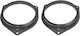 Car Speaker Adapter Rings Code 20.494 Toyota Yaris 2005-2012 Front Rear 165mm