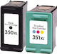 Kompatibles Tintenstrahldrucker-Tintenpatronen-Paket HP 350XL & 351XL Mehrfachpack Multi (Farbe) / Schwarz 2Stück