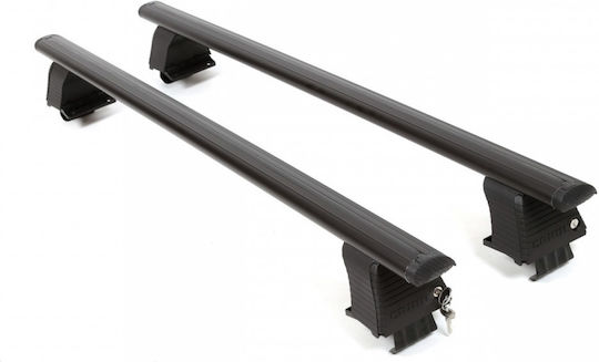 Cedauto Bare De Acoperiș Din Aluminiu 130 Cm Pentru Skoda Scala 2019+ Cu Picioare Pentru Portbagaj De Acoperiș Și Blocare Negre