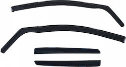 Cedauto Set Deflectoare Vânt Față și Spate pentru BMW X3 2010-2017 4 Bucăți