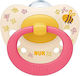 Nuk Orthodontic Pacifier Silicone Signature Bees with Case for 6-18 months 1pcs