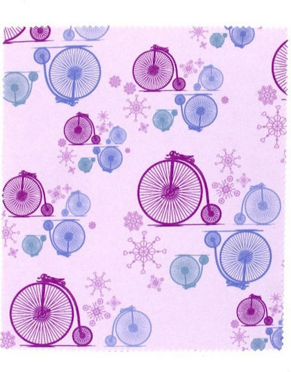 Purple Bicycle Eyewear Cleaning Cloths with Microfibers