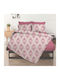 Flamingo Sheet Super-Double with Elastic 160x200+32cm. Lilac