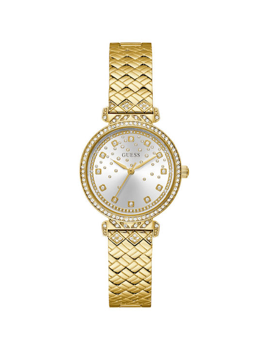 Guess Uhr mit Gold Metallarmband