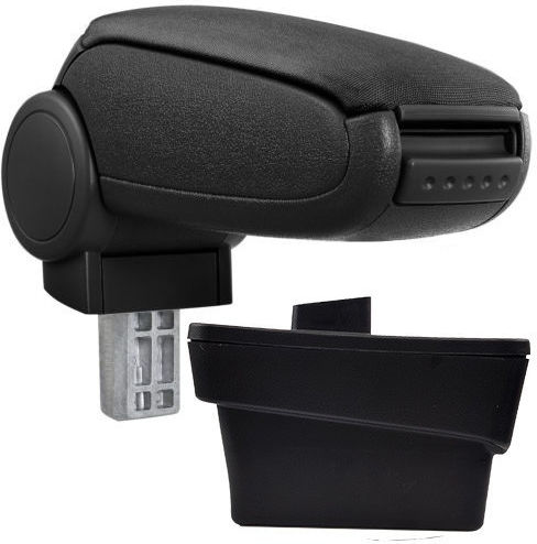Car Armrest Skoda Octavia Iii 2013-> Black Faux Leather