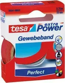 Tesa Gewebekleb 2,75m X 19mm Extra Power Rot Perfekt 56341