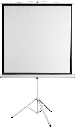 Sbox Οθόνη Προβολής Projector Δαπέδου 135' με Λόγο Εικόνας 16:9 / 4:3 / 1:1 240x240cm / 135"