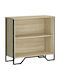 Bookcase Beige 80x31x74.5cm