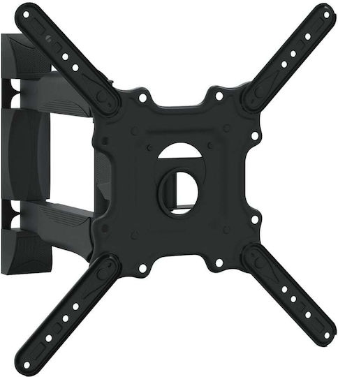 vidaXL 379571 Βάση Τηλεόρασης Τοίχου με Βραχίονα έως 55" Μαύρο