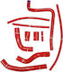 Silicone Hose Kit Yamaha Yzf-r1 2009-2014 Red