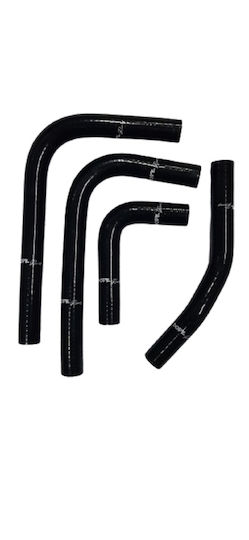 Kit Furtunuri Siliconice Kawasaki Kx250f Kxf 250 2017-2018 Negru