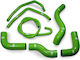Silikonschläuche Kawasaki Z1000 2007-2009 Grün