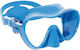 CressiSub Diving Mask Silicone F1 Mini Frameless in Blue color