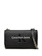 Sculpted Ew Flap Women's Clutch Black