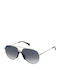 Zadig & Voltaire Men's Sunglasses with Silver Metal Frame and Gray Gradient Lens