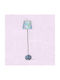 Lampă de podea cu baza albastră Lovebirds Dimensiuni 1 65*35*25*20 E27