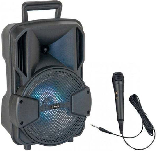 Arrango Karaoke Speaker with Wired Microphones and Lighting Effects BT-08 AC57151 Black