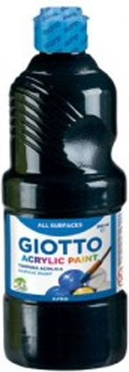 Giotto Paint Сет акрилни бои за живопис в Черен цвят 500мл 1бр