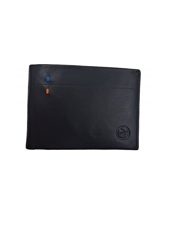 Daston Men's Leather Wallet with RFID Black