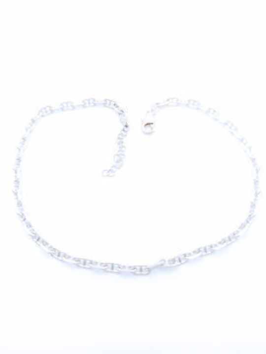 Silver 925 Thick Handmade Anklet Chain Design T...