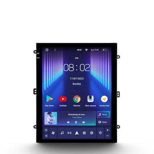 Teyes Tesla стил автомобилна навигация Tpro 2 Ds 4+64gb 9.7" Qled осемядрен 1.8ghz Android 4g Bluetooth 5.1 Dsp