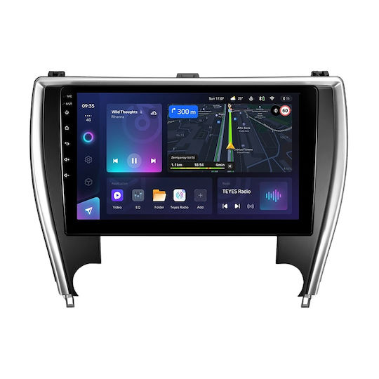 Teyes Ηχοσύστημα Αυτοκινήτου για Toyota Camry 2014-2017 (Bluetooth/USB/WiFi/GPS/Apple-Carplay/Android-Auto) με Οθόνη Αφής 10.2"