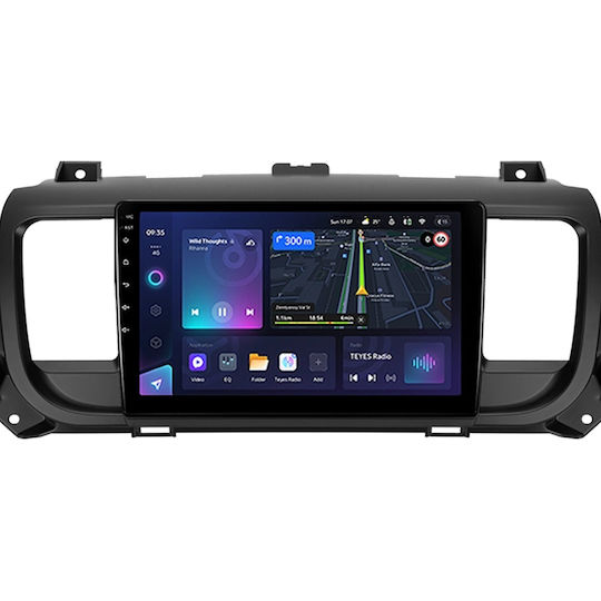 Teyes Auto-Audiosystem für Citroen SpaceTourer 2016-2021 (Bluetooth/USB/WiFi/GPS/Apple-Carplay/Android-Auto) mit Touchscreen 9"