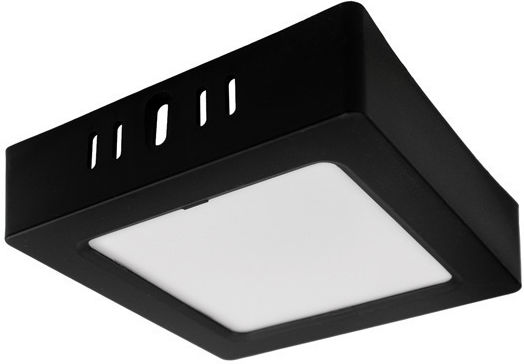 Stehender quadratischer Strahler 6W 4000K Schwarz DL-1