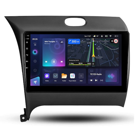 Teyes Sistem Audio Auto Pentru Kia Cerato 2012-2017 Bluetooth USB Wi-Fi GPS Apple CarPlay Android Auto Cu Ecran Tactil 9"