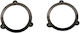 Lautsprecher-Adapterringe Code 20.535 Dacia Sandero 2 Stepway 2012-2016 Hinten 130mm