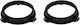 Car Speaker Adapter Rings Code 20.527 Mercedes-benz E Class W211 2002-2009 Front Rear 165mm