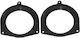 Lautsprecher-Adapterringe Code 20.468 Toyota Avensis 2 2003-2009 vorne hinten 130mm