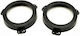 Lautsprecher-Adapterringe Code 20.489 Opel Vivaro A 2001-2014 Front 130mm