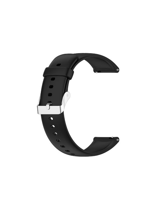 Силиконова каишка Solid Amazfit Gtr 4 46mm Черна