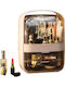 Organizator Cosmetice Cu Sertare Și Separatoare Roz 36x28x18cm