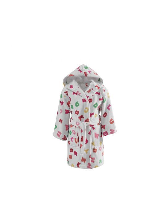 Makis Tselios Home Kids Hooded Bathrobe Bet Pink