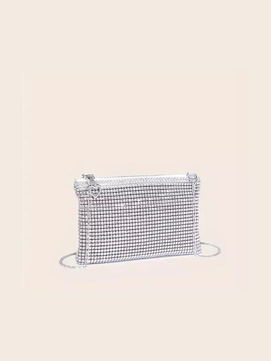 Damen Tasche Schulter Silber