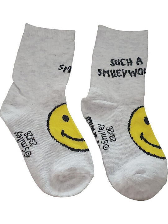 Disney Παιδικές Κάλτσες Smile World Grey