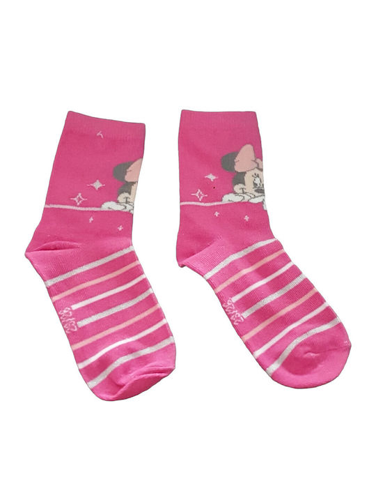 Disney Παιδικές Κάλτσες Minnie Pink